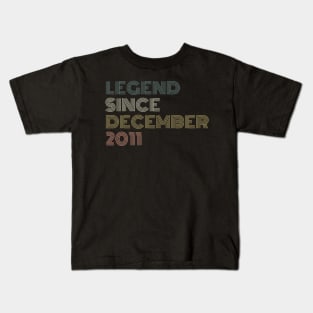 Legend Since December 2011 Kids T-Shirt